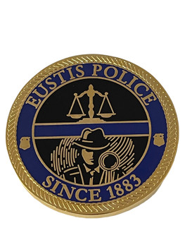 Since 1883 EUSTIS POLICE FL COIN 