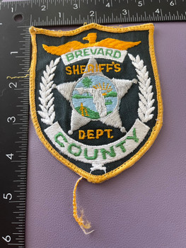OLD SCHOOL BREVARD COUNTY SHERIFF FL PATCH  DEPARTMENT 