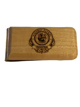 FLORIDA HIGHWAY PATROL  MONEY CLIP  LASER BADGE 