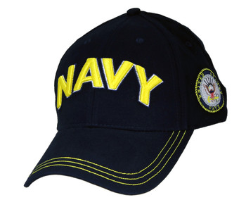 U.S. Navy Military Hat NAVY Letters & Seal