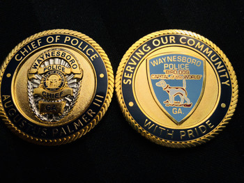 4 PACK OF GEORGIA POLICE CHALLENGE COINS RARE PACK #1