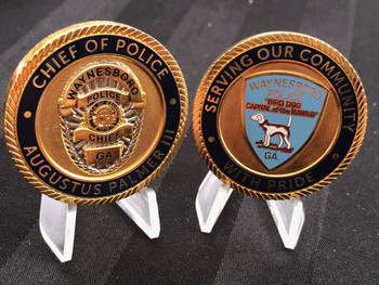 WAYNESBORO GA POLICE CHALLENGE COIN