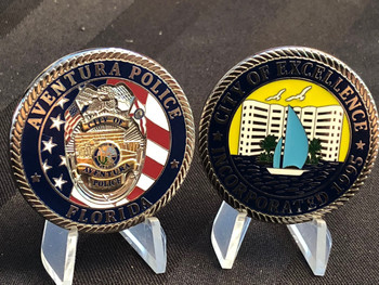 AVENTURA POLICE FL    CITY OF EXCELLENCE COIN 