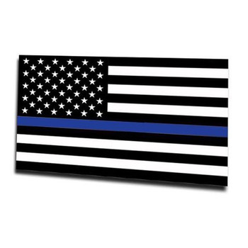 MAGNET - THIN BLUE LINE AMERICAN FLAG MAGNET - THIN BLUE LINE AMERICAN FLAG