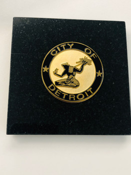 CITY OF DETROIT PAPERWEIGHT CITY OF DETROIT PAPERWEIGHT