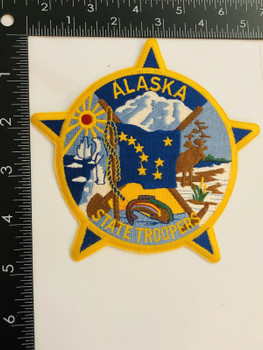 ALASKA STATE TROOPERS HUGE PATCH VERY RARE LAST ONE