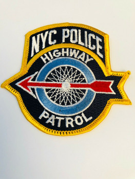 CITY OF NEW YORK HIGHWAY PATROL PATCH CITY OF NEW YORK HIGHWAY PATROL PATCH