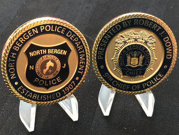 NORTH BERGEN NEW JERSEY POLICE COIN