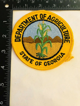 DEPARTMENT OF AGRICULTURE STATE OF GEORGIA PATCH DEPARTMENT OF AGRICULTURE STATE OF GEORGIA PATCH