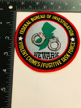 FBI NEWARK VIOLENT CRIMES PATCH FBI NEWARK VIOLENT CRIMES PATCH
