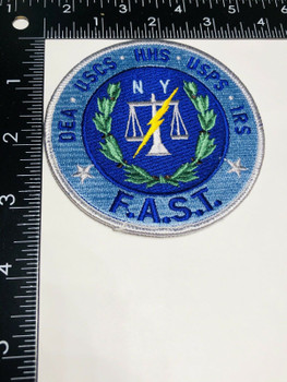 FED TASK FORCE NEW YORK FIVE AGENCIES PATCH VERY RARE FED TASK FORCE NEW YORK FIVE AGENCIES PATCH VERY RARE
