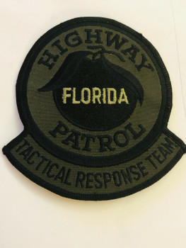 FLORIDA HIGHWAY PATROL TACTICAL RESPONSE TEAM PATCH FLORIDA HIGHWAY PATROL TACTICAL RESPONSE TEAM PATCH