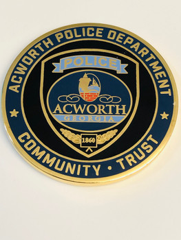 ACWORTH POLICE GEORGIA COIN ACWORTH POLICE GEORGIA COIN