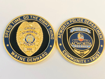 ACWORTH POLICE GEORGIA COIN ACWORTH POLICE GEORGIA COIN