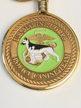 USMC MARINE CORPS POLICE K-9 KEYTAG