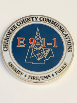 CHEROKEE CTY NORTH CAROLINA E-9-1-1 COIN 