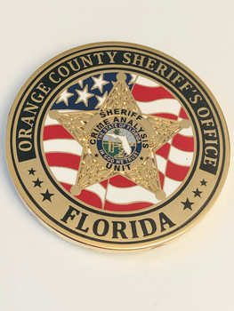 ORANGE CTY SHERIFF FLORIDA CRIME ANALYSIS COIN ORANGE CTY SHERIFF FLORIDA CRIME ANALYSIS COIN