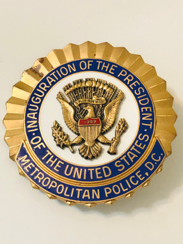 DC Metropolitan Police 1989 BUSH Presidential Inauguration # 1393 Breast Shield