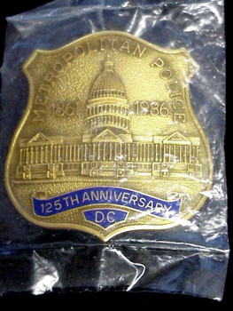 DC Metropolitan Police 1986 125th Anniversary # 2651