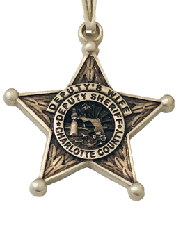 CHARLOTTE CTY SHERIFF FL CHARM 925 SILVER
