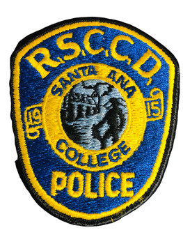 SANTA ANA CA POLICE COLLEGE PATCH