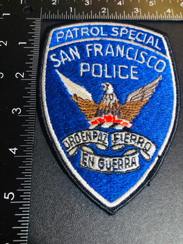 SAN FRANCISCO CA PATROL SPECIAL POLICE PATCH SAN FRANCISCO CA PATROL SPECIAL POLICE PATCH