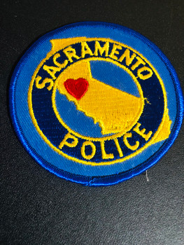 SACRAMENTO CA POLICE PATCH OLD