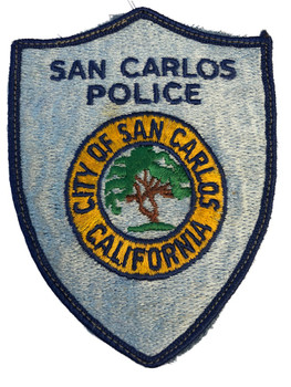 SAN CARLOS CA POLICE PATCH