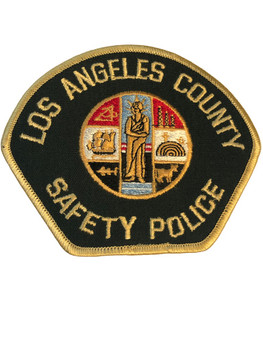 LOS ANGELES CTY SAFETY POLICE PATCH LOS ANGELES CTY SAFETY POLICE PATCH