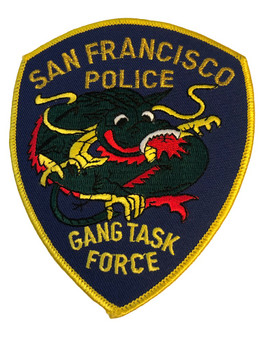 SAN FRANCISCO CA POLICE GANG PATCH SAN FRANCISCO CA POLICE GANG PATCH