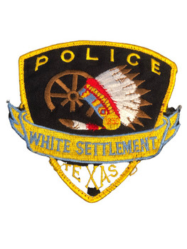 WHITE SETTLEMENT TX POLICE PATCH