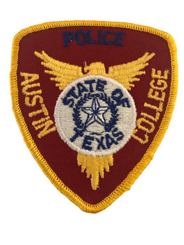 AUSTIN COLLEGE TX POLICE PATCH
