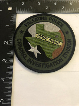 PALESTINE POLICE TX CRIMINAL CID PATCH