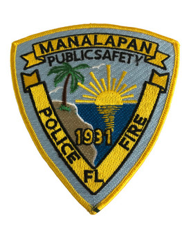 MANALAPAN FL POLICE PATCH 2