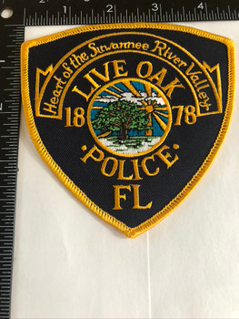 LIVE OAK FL POLICE PATCH