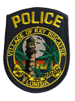KEY BISCAYNE FL POLICE  PATCH