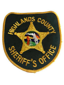 HIGHLANDS CTY SHERIFF PATCH POLICE