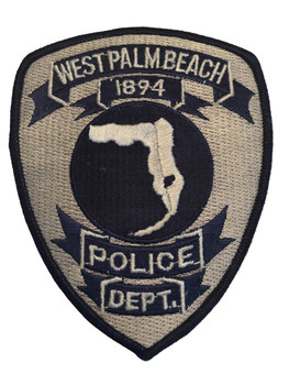 WEST PALM BEACH POLICE FL PATCH 2 WEST PALM BEACH POLICE FL PATCH 2