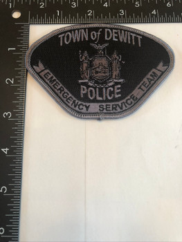 DEWITT NY POLICE EST PATCH DARK