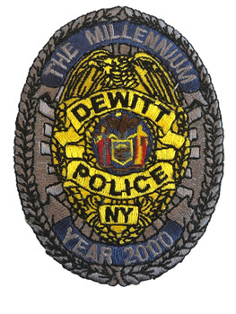 DEWITT NY POLICE MILLENNIUM SILVER PATCH