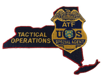 ATF NY STATE TACTICAL OPS PATCH