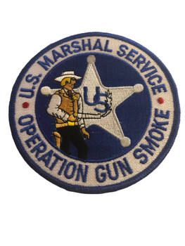 U.S. MARSHALS SERVICE OPERATION GUNSMOKE PATCH