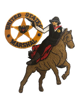 U.S. MARSHALS SERVICE MARSHAL ON HORSE PATCH U.S. MARSHALS SERVICE MARSHAL ON HORSE PATCH