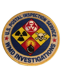 US POSTAL INSPECTION SERVICE WMD PATCH RARE