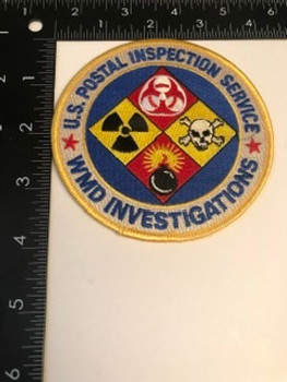 US POSTAL INSPECTION SERVICE WMD PATCH RARE US POSTAL INSPECTION SERVICE WMD PATCH RARE