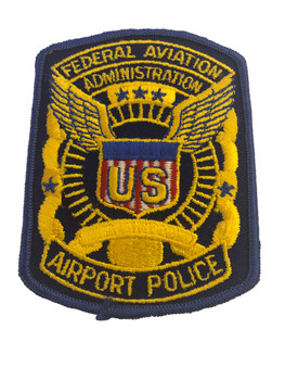 FEDERAL AVIATION ADMIN AIRPORT POLICE PATCH