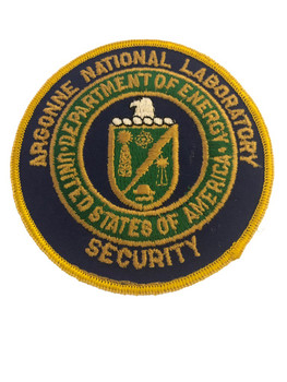 DEPT. OF ENERGY ARGONNE LAB POLICE PATCH