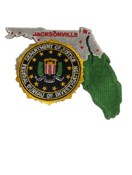 FBI JACKSONVILLE POLICE PATCH FBI JACKSONVILLE POLICE PATCH