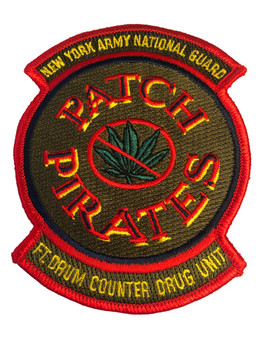 PIRATES PATCH FT. DRUM NY NATIONAL GUARD POLICE PATCH PIRATES PATCH FT. DRUM NY NATIONAL GUARD POLICE PATCH