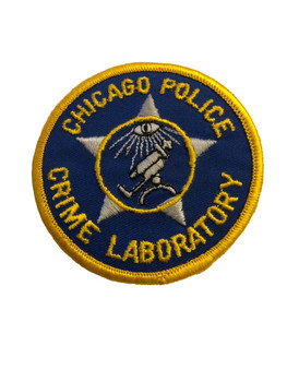 CHICAGO IL POLICE CRIME LAB PATCH CHICAGO IL POLICE CRIME LAB PATCH